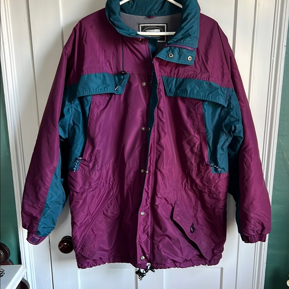 Vintage Purple and Teal Jacket